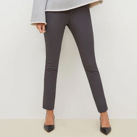 M.M.Lafleur The Hockley Jean in Dark Gray Size 10 NWT Officewear - Picture 1 of 7